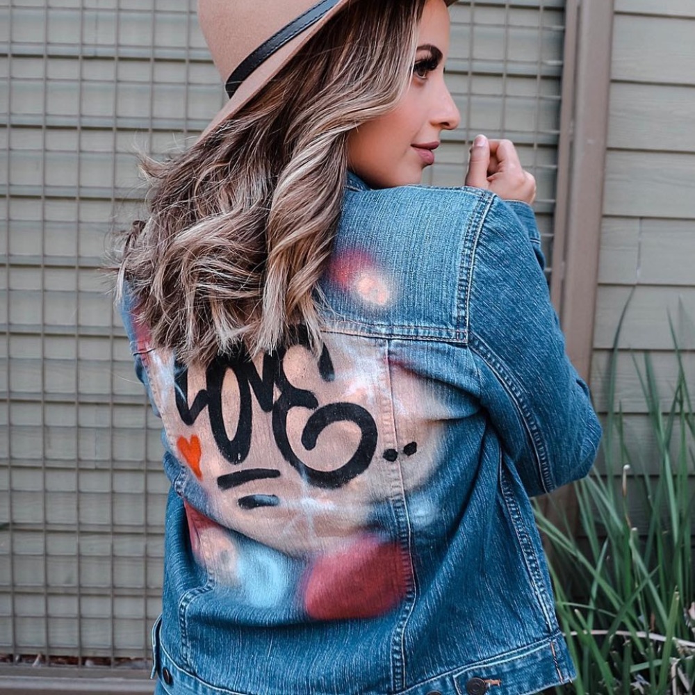 Jean Jacket with LOVE detail